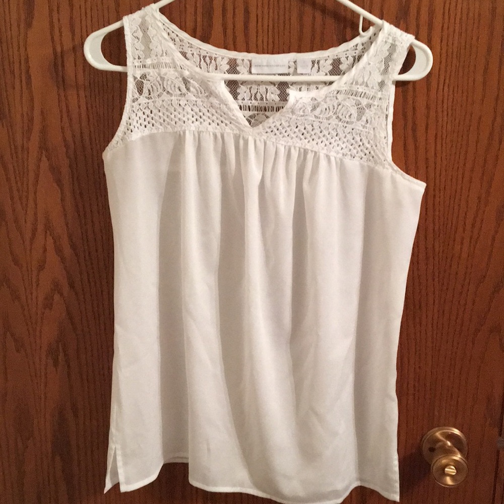 New York & Co white tank top